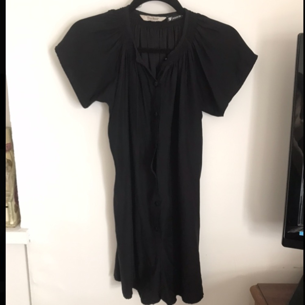 Tucker Black Silk Playsuit
